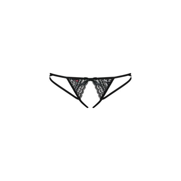 Picantina String ouvert - Noir